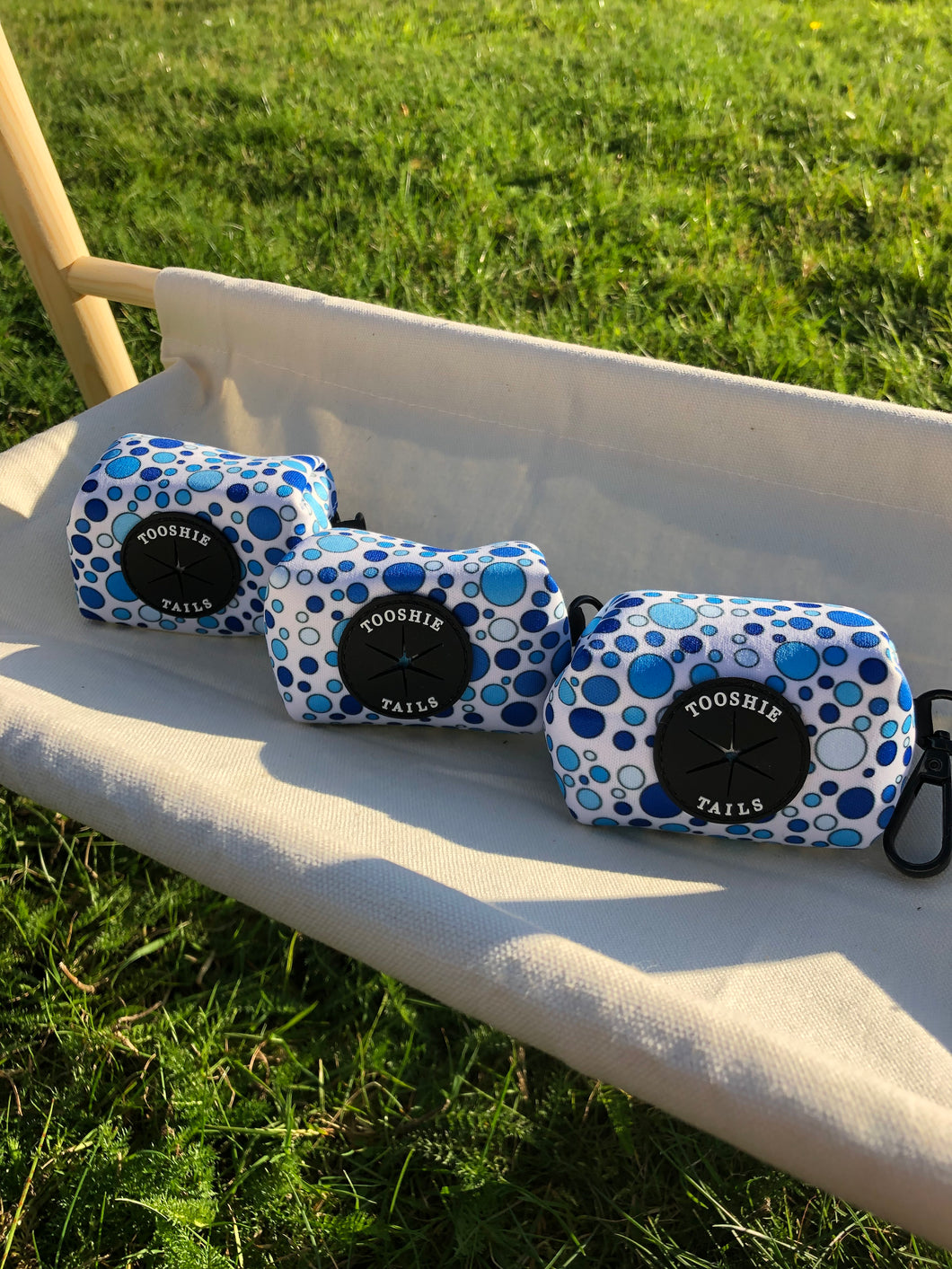 Dotty Dog Blue Poo Bag Holder